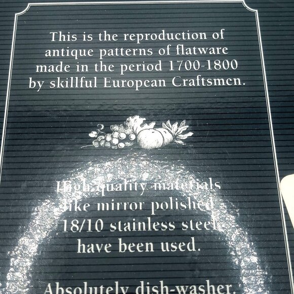 Reproduction Antique European 4-Piece Spoon Flatware Spreaders Collection Set - Picture 9 of 12